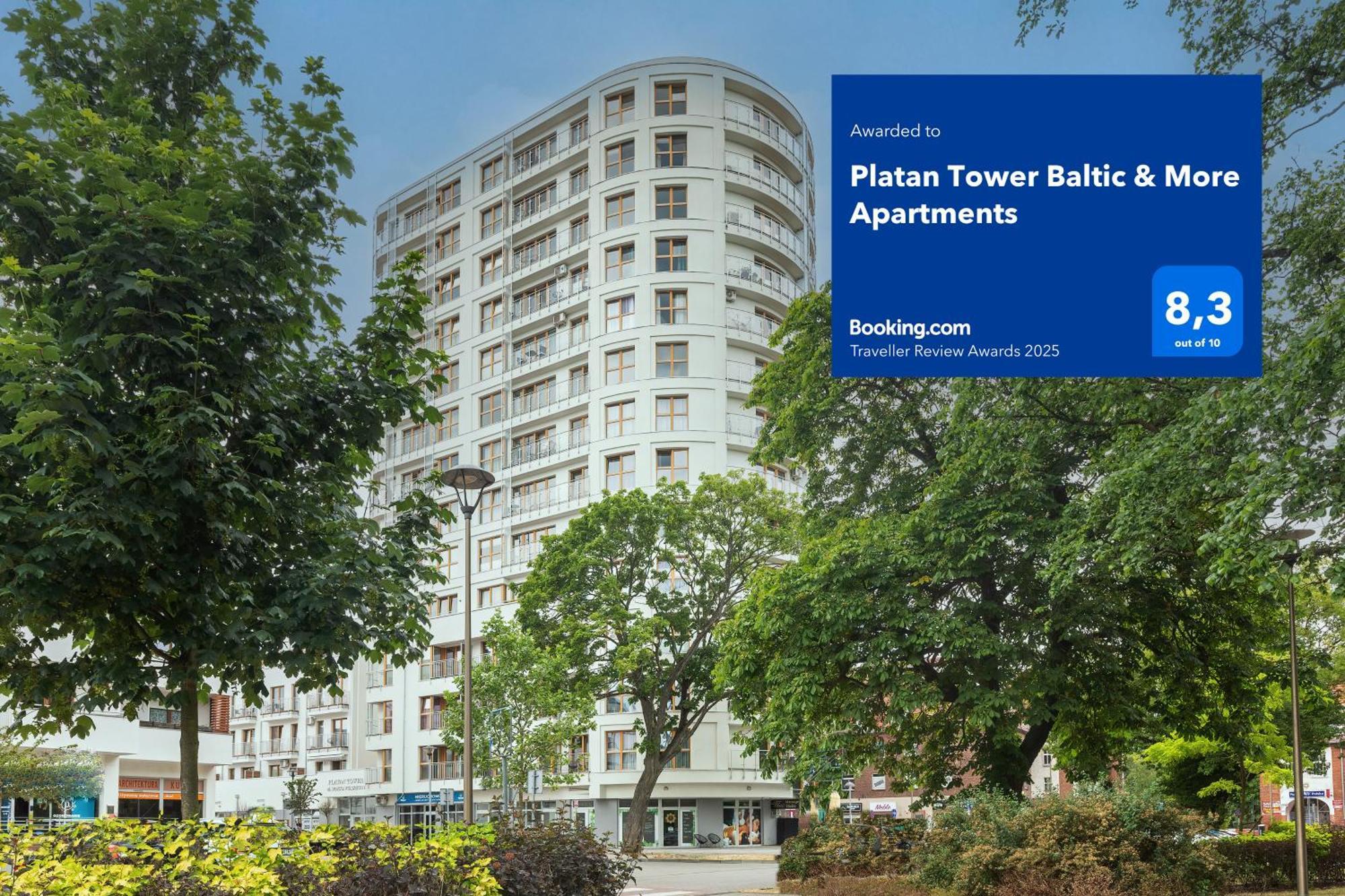 Platan Tower Baltic & More Apartments Свиноуйсьце Экстерьер фото